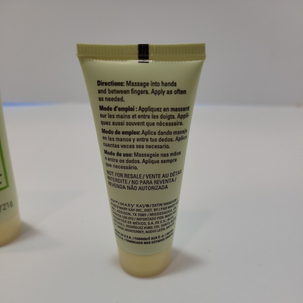 4 Mary Kay Satin Hands White Tea & Citrus Nourishing Shea Cream .75 oz Travel - Picture 3 of 3